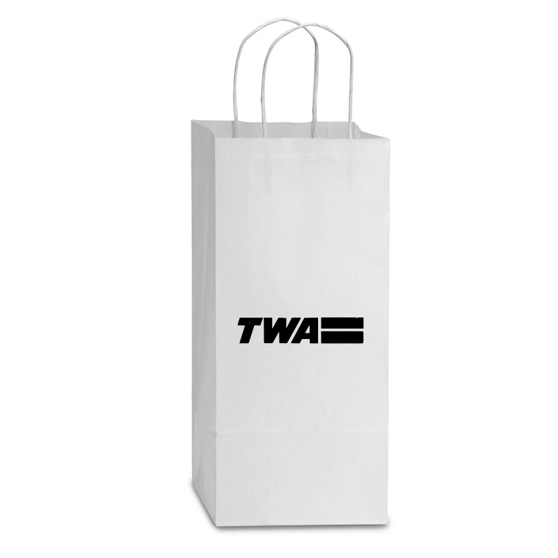 Twa Vintage Double Wine Paper Bag - 6 1/2 X 3 1/2 X 12 3/8 | Artistshot