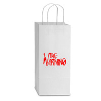 The Warning Double Wine Paper Bag - 6 1/2 X 3 1/2 X 12 3/8 | Artistshot