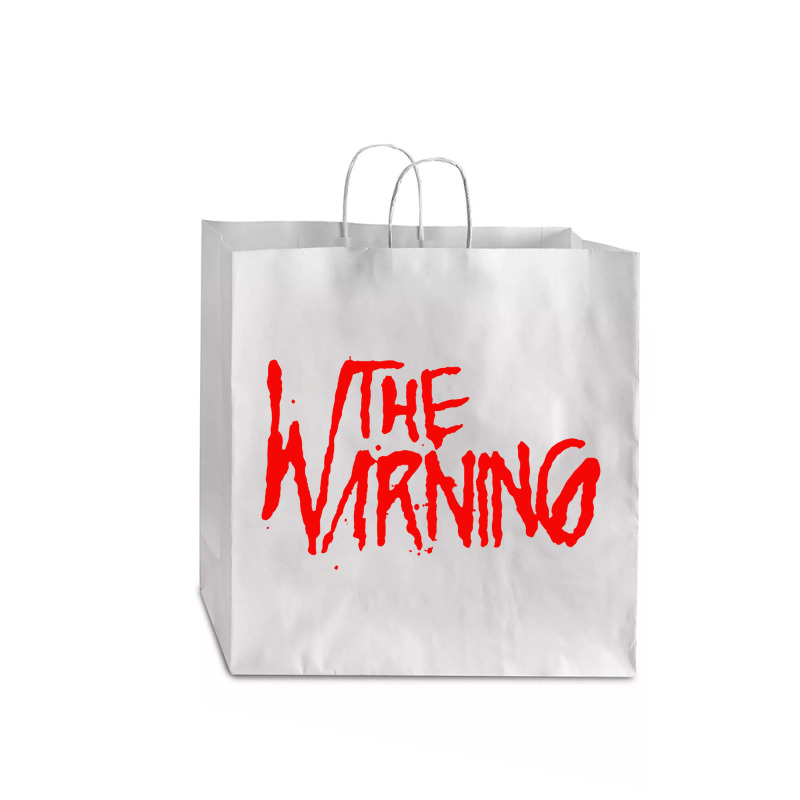 The Warning Jumbo Paper Bag - 18 X 7 X 18 3/4 | Artistshot