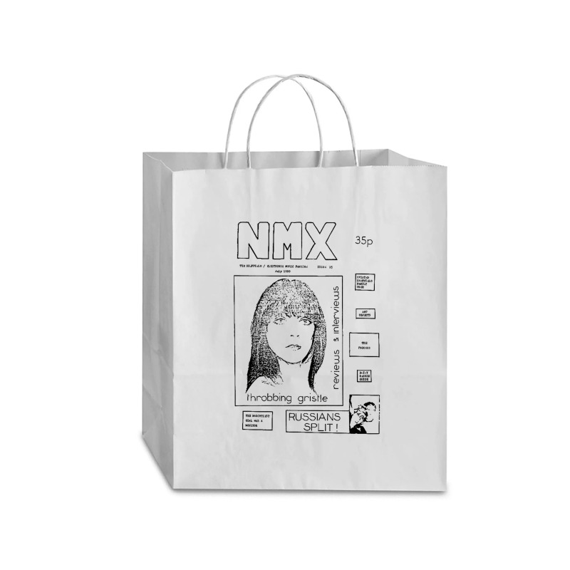 Throbbing Gristle 80s Fanzine Traveler Paper Bag -13 X 6 X 15 3/4 | Artistshot