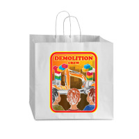 Demolition Crew Master Builder Engineer Building Blocks T Shirt Vogue Paper Bag - 16 X 6 X 12 | Artistshot