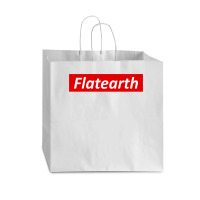 Flat Earth Shill Box Funny Parody T Shirt Vogue Paper Bag - 16 X 6 X 12 | Artistshot