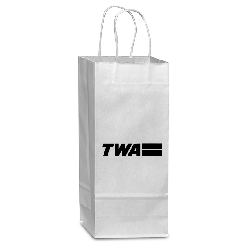 Twa Vintage Wine Paper Bag - 5 1/2 X 3 1/4 X 13 | Artistshot