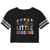 I Love My Job For All The Little Reason Scorecard Crop Tee | Artistshot