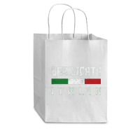 Basilicata Italia Italy Typography Design Cub Paper Bag - 8 X 4 1/2 X 10 1/4 | Artistshot