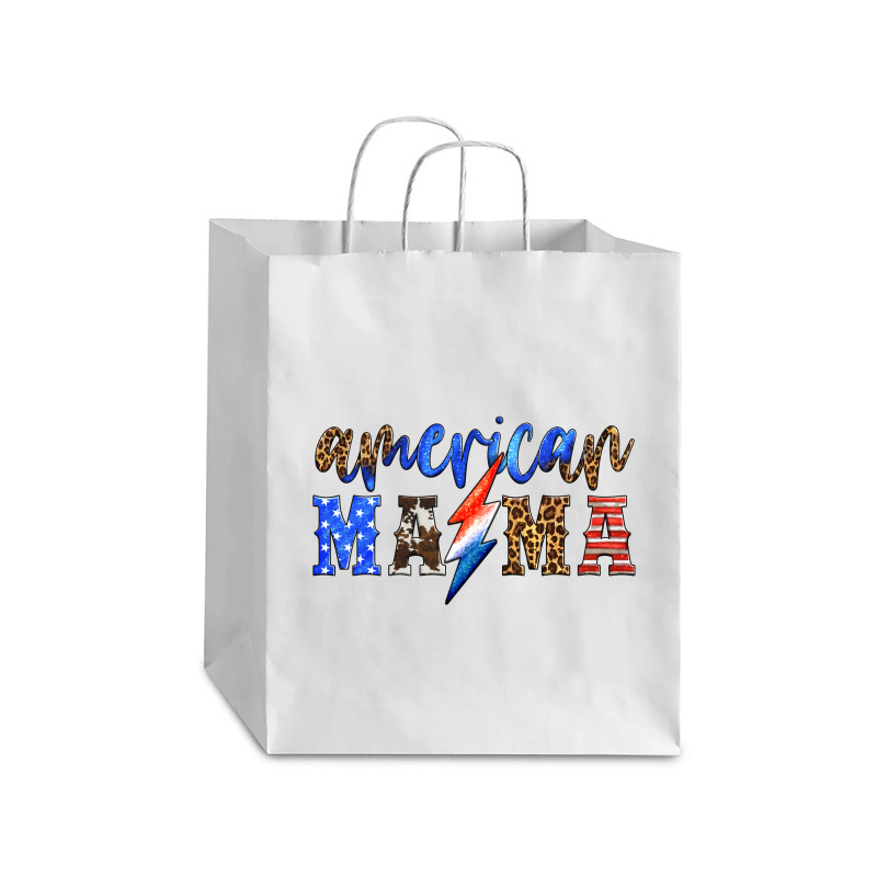 American Mama Thunderbolt Debie Paper Bag - 10 X 5 X 13 | Artistshot