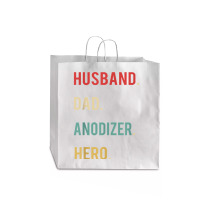 Husband Dad Anodizer Hero Christmas Day Birthday Gift Shirt Jumbo Paper Bag - 18 X 7 X 18 3/4 | Artistshot