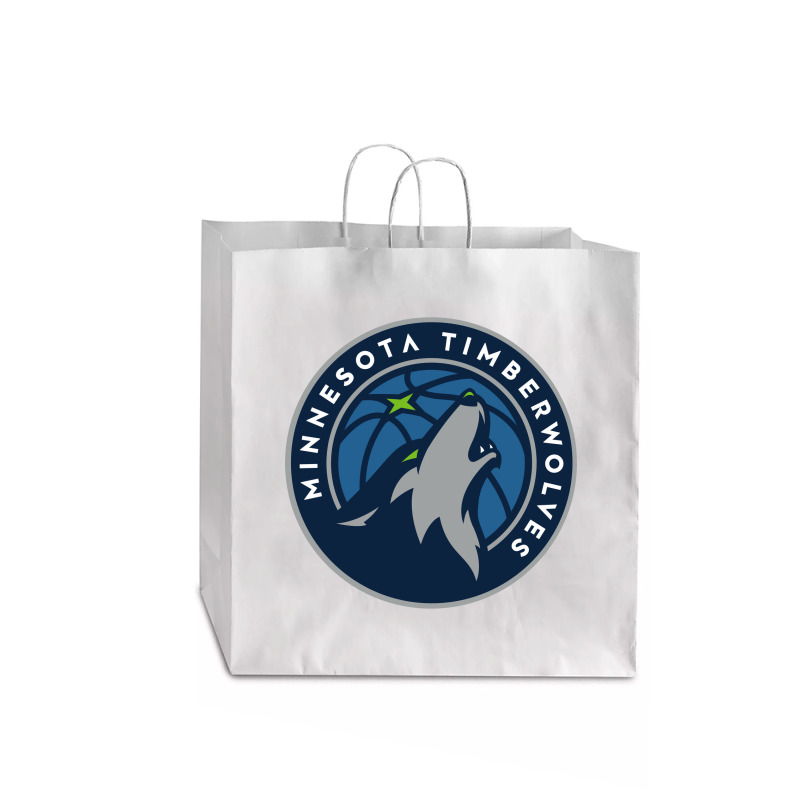 The-minnesota-timberwolves-pen Jumbo Paper Bag - 18 X 7 X 18 3/4 | Artistshot