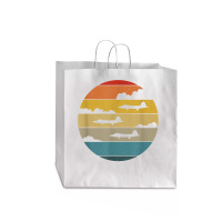 F 22 Raptor Silhouette Retro Sunset Airplanes In Clouds F22 T Shirt Jumbo Paper Bag - 18 X 7 X 18 3/4 | Artistshot