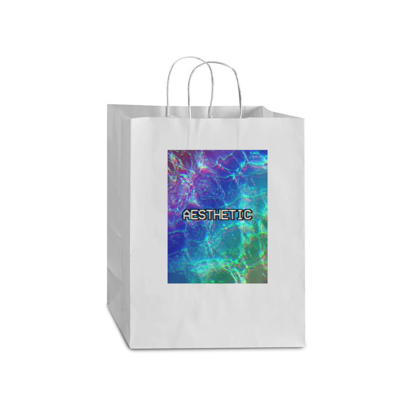 Aesthetic † Seapunk Vhs Ocean Design Mart Paper Bag -13 X 7 X 17 | Artistshot