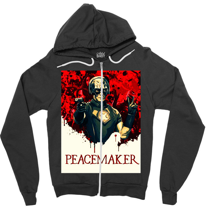 Vigilante Peacemaker Quotes Zipper Hoodie | Artistshot