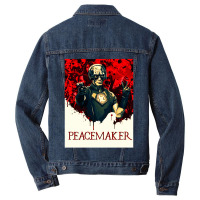 Vigilante Peacemaker Quotes Men Denim Jacket | Artistshot