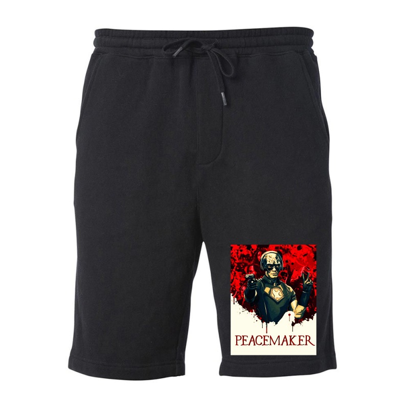 Vigilante Peacemaker Quotes Fleece Short | Artistshot