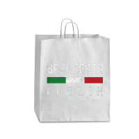 Basilicata Italia Italy Typography Design Queen Paper Bag - 16 X 6 X 19 1/4 | Artistshot