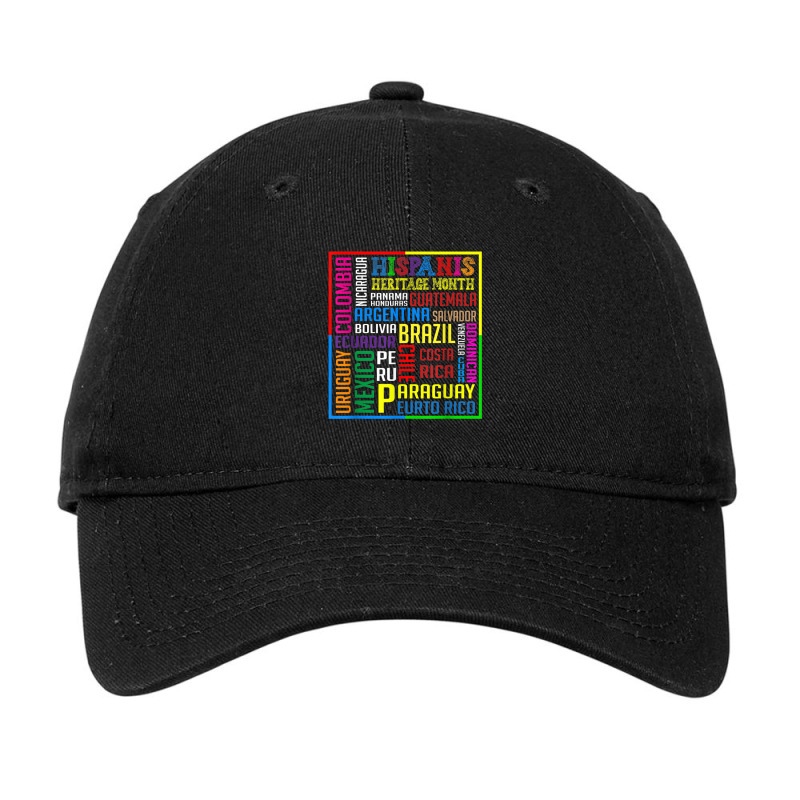 All Latin American Latino Hispanic Heritage Month Adjustable Cap by LemonJack | Artistshot