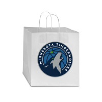 The-minnesota-timberwolves-pen Star Paper Bag - 13 X 7 X 13 | Artistshot