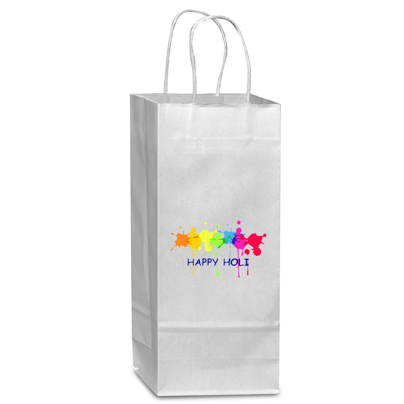 Holi Festival 2022 Wine Paper Bag - 5 1/2 X 3 1/4 X 13 | Artistshot