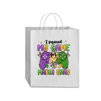 I Paused My Game For Mardi Gras Traveler Paper Bag -13 X 6 X 15 3/4 | Artistshot