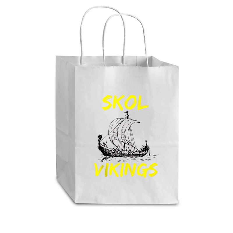 Skol Vikings Minnesota Shirt Cub Paper Bag - 8 X 4 1/2 X 10 1/4 | Artistshot