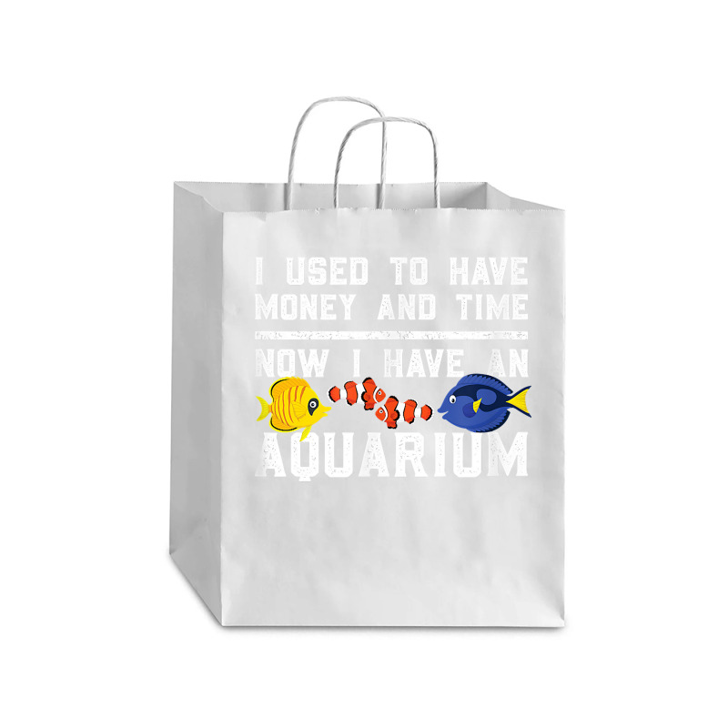 Saltwater Aquarium   Fishkeeping   Fish Keeper T Shirt Debie Paper Bag - 10 X 5 X 13 | Artistshot