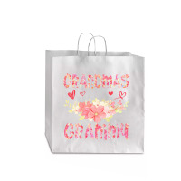 World Full Of Grandmas Be A Grammy T  Shirt In A World Full Of Grandma Jumbo Paper Bag - 18 X 7 X 18 3/4 | Artistshot