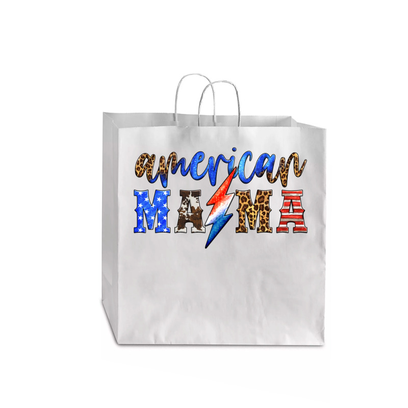 American Mama Thunderbolt Jumbo Paper Bag - 18 X 7 X 18 3/4 | Artistshot