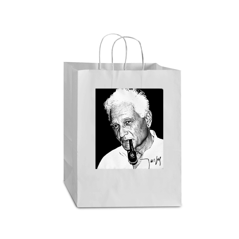 Jacques Derrida Philosopher Fan Art Design Mart Paper Bag -13 X 7 X 17 | Artistshot