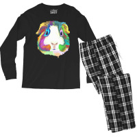 Guinea Pig T  Shirt Guinea Pig Lover T  Shirt Men's Long Sleeve Pajama Set | Artistshot