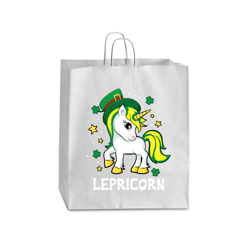 St Patricks Day Unicorn  Lepricorn Queen Paper Bag - 16 X 6 X 19 1/4 | Artistshot