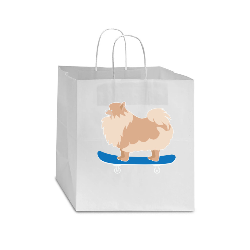 Funny Skateboarding Bassett Hound Dog 23418523 Star Paper Bag - 13 X 7 X 13 | Artistshot