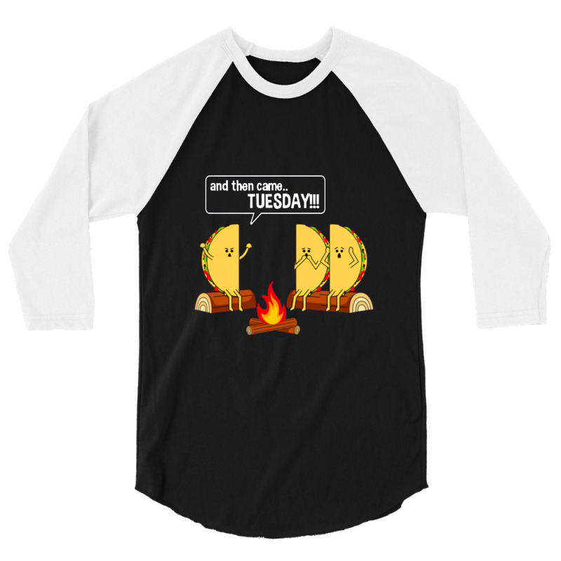 Scary Campfire Story About Tuesdays 3/4 Sleeve Shirt | Artistshot