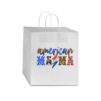 American Mama Thunderbolt Star Paper Bag - 13 X 7 X 13 | Artistshot