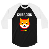 Shiba Coin Millionaire Loading Token Coin Shiba Inu Crypto 3/4 Sleeve Shirt | Artistshot