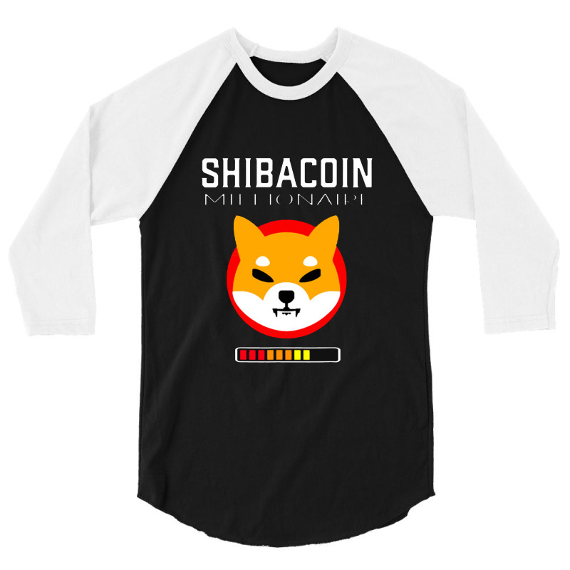 Shiba Coin Millionaire Loading Token Coin Shiba Inu Crypto 3/4 Sleeve Shirt | Artistshot