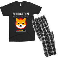 Shiba Coin Millionaire Loading Token Coin Shiba Inu Crypto Men's T-shirt Pajama Set | Artistshot