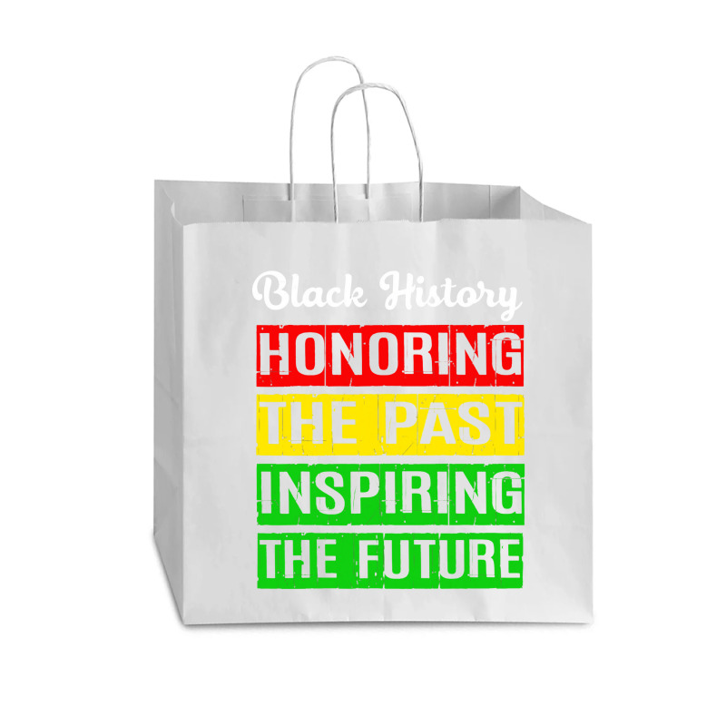 Honoring The Past Inspiring The Future Black History Month Vogue Paper Bag - 16 x 6 x 12 by atunnasalam | Artistshot