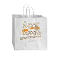 Clay Target Shooting Ohio Shirt Long Sleeve Skeet Trap Vogue Paper Bag - 16 X 6 X 12 | Artistshot