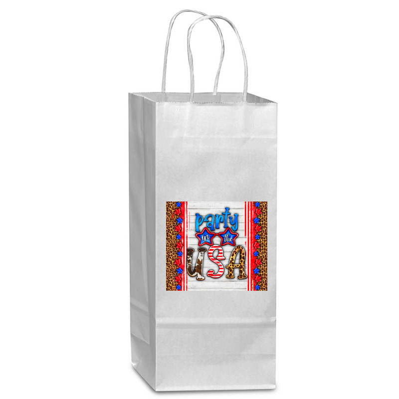 Party In The Usa Wine Paper Bag - 5 1/2 X 3 1/4 X 13 | Artistshot