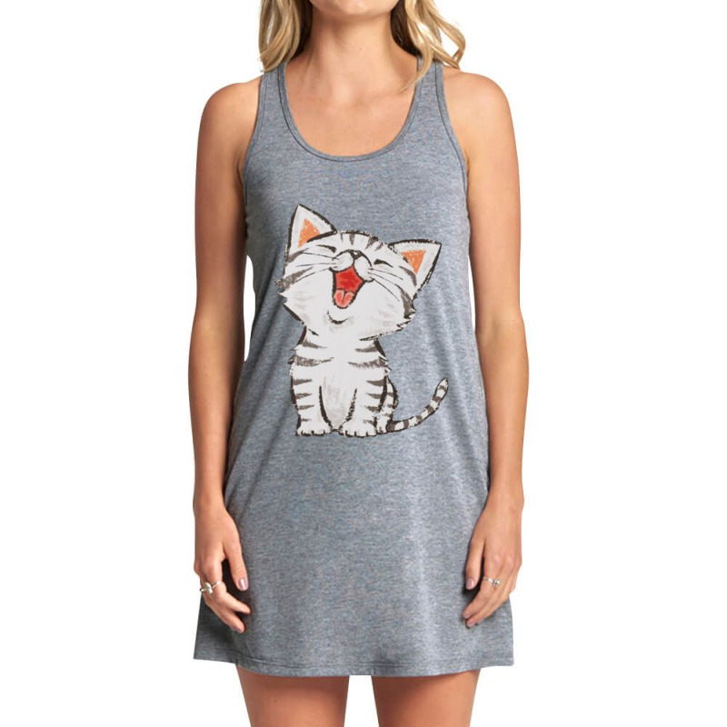 American Shorthair Happy Tank Dress by Star Store | Artistshot