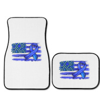 Colon Cancer Color  American Cancer Flag Full Set Car Mats | Artistshot