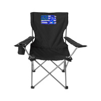 Colon Cancer Color  American Cancer Flag Camping Chair | Artistshot