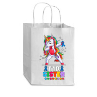 Unicorn Lover Pony Type Diabetic Sister Unicorn Diabetes Awareness 9 U Cub Paper Bag - 8 X 4 1/2 X 10 1/4 | Artistshot