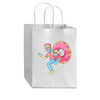 Just Run Because Love Donut Cub Paper Bag - 8 X 4 1/2 X 10 1/4 | Artistshot