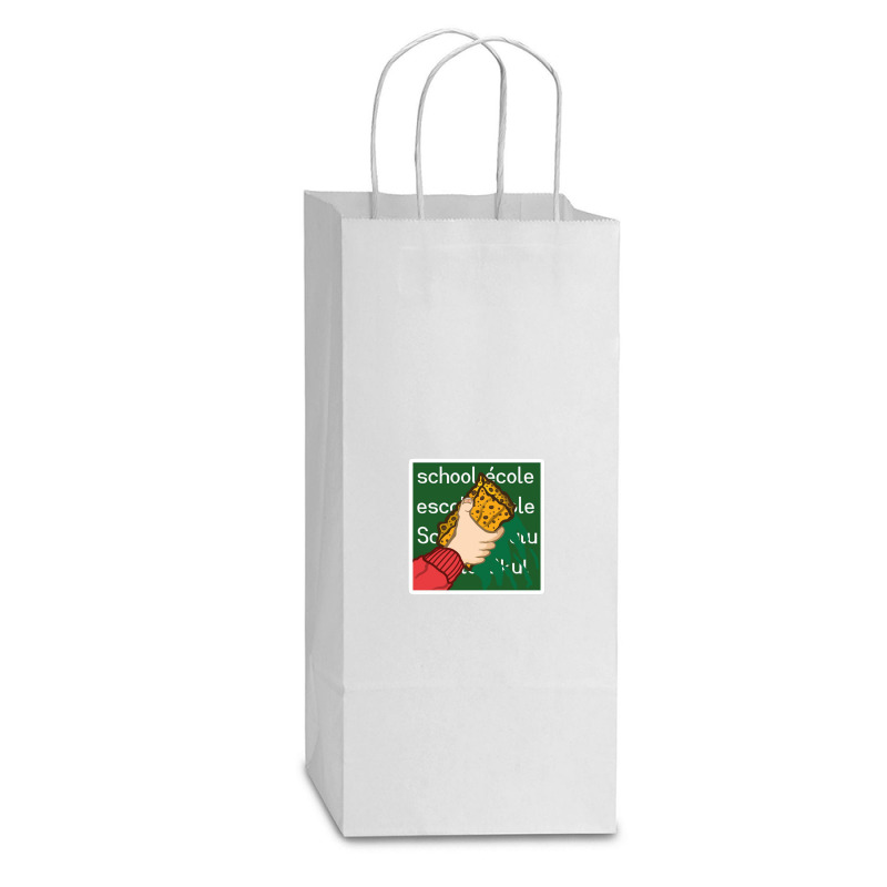 Selling Sunset 95717257 Double Wine Paper Bag - 6 1/2 X 3 1/2 X 12 3/8 | Artistshot