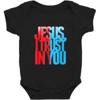 Divine Mercy Jesus I Trust In You St Faustina Catholic Baby Bodysuit | Artistshot