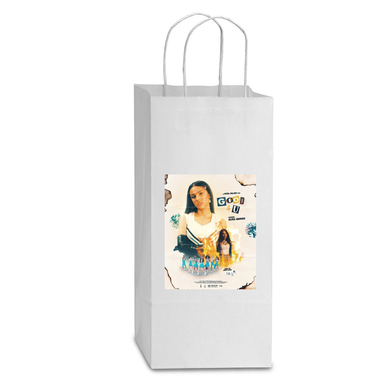 Olivia Good 4u Double wine Paper Bag - 6 1/2 x 3 1/2 x 12 3/8 by natashasawtell | Artistshot