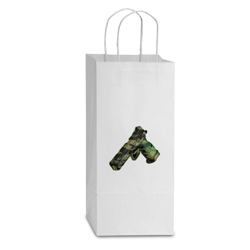 New Edition Cz Pistol Army Design Double Wine Paper Bag - 6 1/2 X 3 1/2 X 12 3/8 | Artistshot