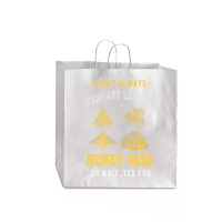 Bee Beekeeper Funny Apiarists & Bee Keeping Enthusiasts Gift Beekeeper Jumbo Paper Bag - 18 X 7 X 18 3/4 | Artistshot