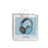 Music Jumbo Paper Bag - 18 X 7 X 18 3/4 | Artistshot