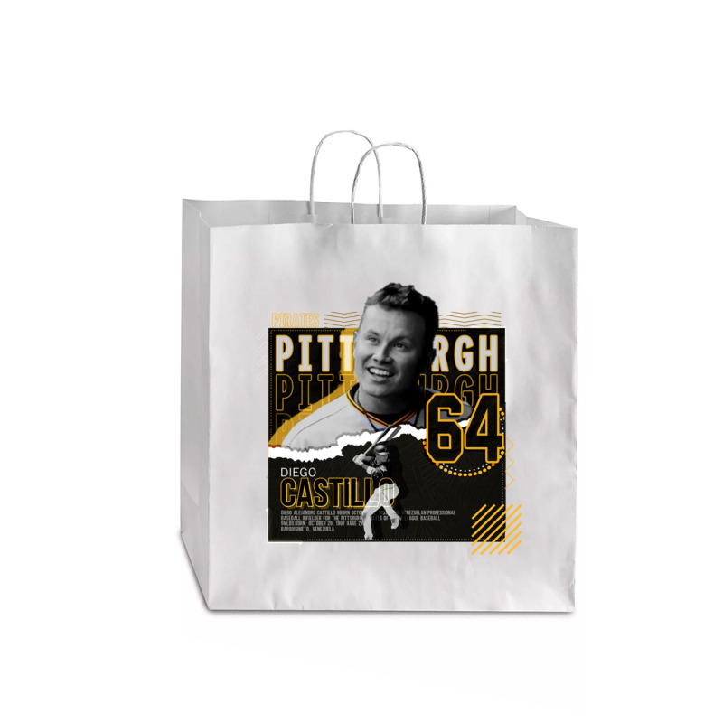 Diego Castillo Baseball Jumbo Paper Bag - 18 X 7 X 18 3/4 | Artistshot